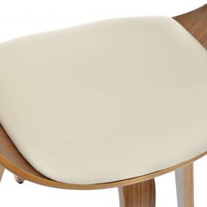 Silla Escritorio Giratoria estilo Glamour Salón de madera Nogal - Imagen 7