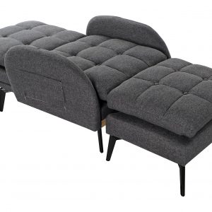 SET Sofá Butaca con Banqueta, Reclinable y convertir en Cama - Imagen 20