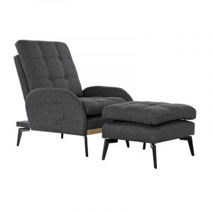 SET Sofá Butaca con Banqueta, Reclinable y convertir en Cama - Imagen 38