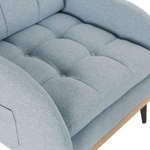 SET Sofá Butaca con Banqueta, Reclinable y convertir en Cama - Imagen 8