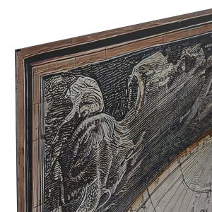 Cuadro Impresión Cristal Templado Mapamundi 180x120cm - Imagen 2