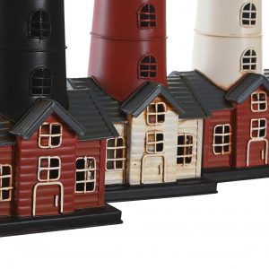 Decoración Náutica Juego 3 Faros marítimos de Metal - Imagen 3