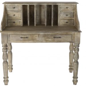 Escritorio fabricado en Madera de Mango, color Natural - Imagen 6