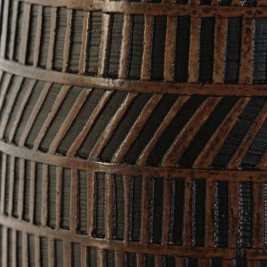 Jarrón de decoración, Resina Ceramica, color Marrón - Imagen 3