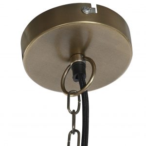 Lampara Hierro y Doblada Decoración Envejecido de Techo - Imagen 8