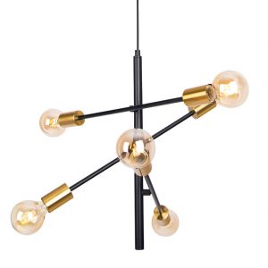 Lampara de Diseño Decoración Home Deco Techo Metal - Imagen 4