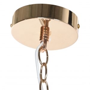 Lampara de Decoración Cristal y Metal Transparente de Techo - Imagen 7