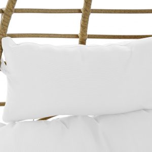 Sillón Colgante de Ratán Sintético Aluminio y Poliéster - Imagen 3