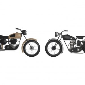 Juego decoración Pared Motos Harley 65 x 4,5 x 32,5 Metal - Imagen 6