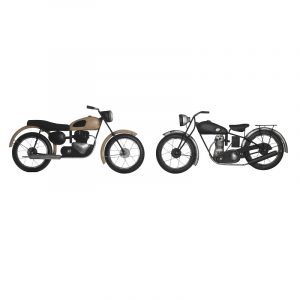 Juego decoración Pared Motos Harley 65 x 4,5 x 32,5 Metal - Imagen 5