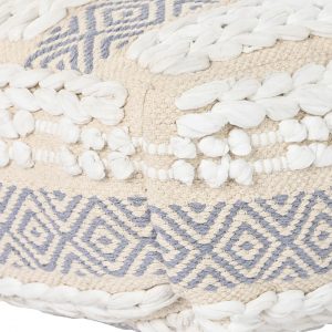 Cojín Suelo, cuadrado de Algodón, estilo Boho, Rayas - Imagen 4