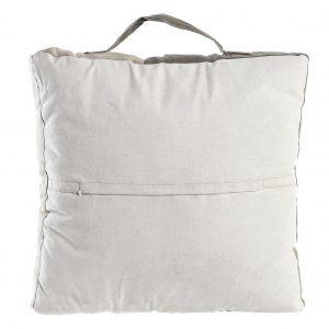 Cojín Suelo estilo Vintage 90 cuadrado de Algodón, Reposapiés - Imagen 3