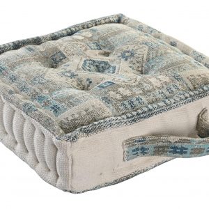 Cojín Suelo, Cuadrado con Asa, Estilo Árabe Algodón, Reposapiés - Imagen 7