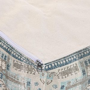 Cojín Suelo, Cuadrado Flecos, Estilo Árabe Algodón, Reposapiés - Imagen 9