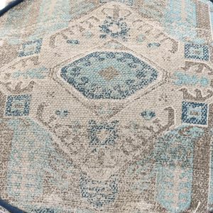 Puf Redondo Flecos, Cojín Suelo, Estilo Árabe Algodón, Reposapiés - Imagen 2