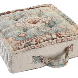 Cojín Suelo, Cuadrado con Asa, Estilo Árabe Algodón, Reposapiés - Imagen 8