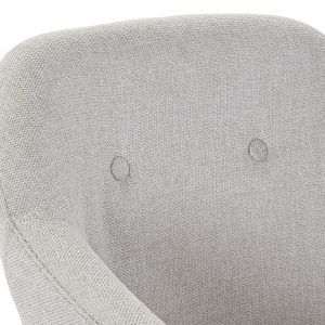 Sillón Lino Metal Verde Menta, estilo moderno Scandi - Imagen 9