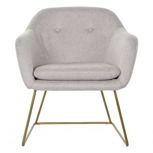 Sillón Lino Metal Verde Menta, estilo moderno Scandi - Imagen 11