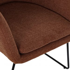 Sillón Lino Metal Verde Menta, estilo moderno Scandi - Imagen 15