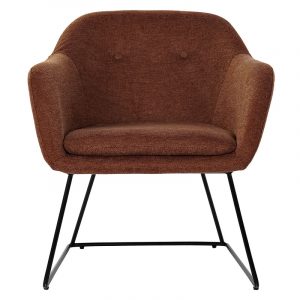 Sillón Lino Metal Verde Menta, estilo moderno Scandi - Imagen 2