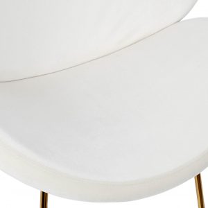 Silla Terciopelo moderno Glamour Comedor Salon, de madera y Metal - Imagen 6