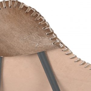 Sillón estilo Colonial, Piel Hierro Rombos, distintos Colores - Imagen 15