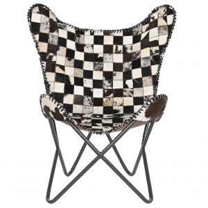 Sillón estilo Colonial, Piel Hierro Rombos, distintos Colores - Imagen 7