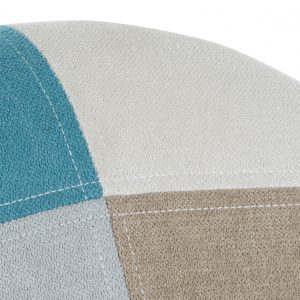 4 Modernas Sillas Poliéster Pino, Scandi Tapizado Patchwork - Imagen 5