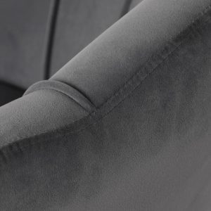 Butaca Velvet Diseño Concha, Poliéster y Metal, Terciopelo - Imagen 17