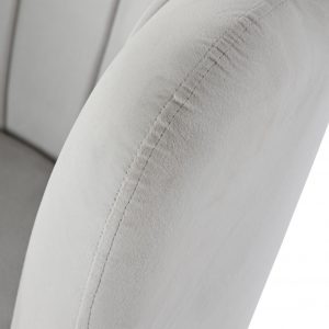 Butaca Velvet Diseño Concha, Poliéster y Metal, Terciopelo - Imagen 18