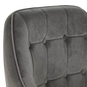 Butaca, Sillón Poliéster Velvet Metal, estilo Moderno Glam - Imagen 18