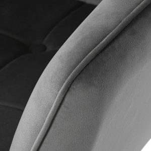 Butaca, Sillón Poliéster Velvet Metal, estilo Moderno Glam - Imagen 27