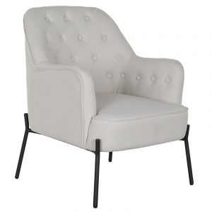 Sillón Butaca Poliéster Metal, estilo Scandi Urbal - Imagen 2