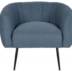 Sillón Poliéster Metal Distintos Colores, Terciopelo, Scandi - Imagen 6