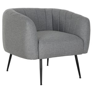 Sillón Poliéster Metal Distintos Colores, Terciopelo, Scandi - Imagen 3