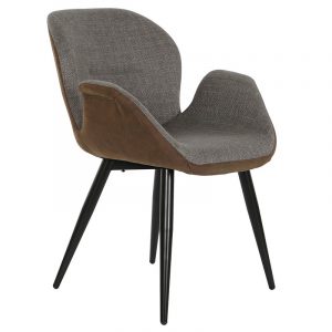 Silla estilo moderno Loft, para Comedor Salón de PU y Metal - Imagen 2