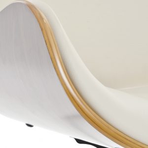 Silla Escritorio Oficina Giratoria estilo Moderno Elegante, en PU Metal - Imagen 6