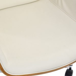 Silla Escritorio Oficina Giratoria Ergonómica Ruedas, en PU Metal - Imagen 7