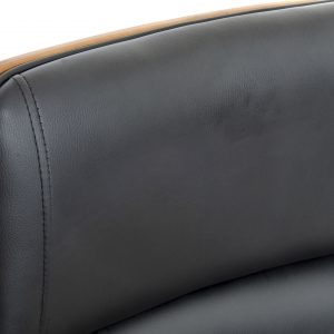 Silla Escritorio Oficina Giratoria Ergonómica Ruedas, en PU Metal - Imagen 10