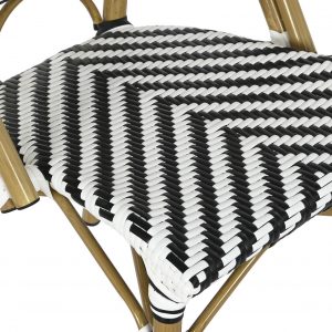 Silla Exterior Bistró Ratán Sintético, Metal Exterior Interior - Imagen 4