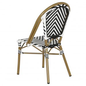 Silla Exterior Bistró Ratán Sintético, Metal Exterior Interior - Imagen 3