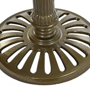 Taburete Diseño Vintage Retro, Asiento Metal Dorado Exclusivo - Imagen 7