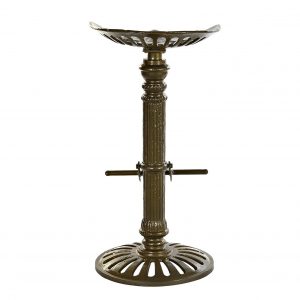 Taburete Diseño Vintage Retro, Asiento Metal Dorado Exclusivo - Imagen 8