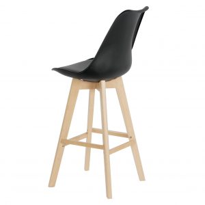 Deco Taburete Madera Haya PU, estilo Scandi, Distintos Colores - Imagen 19