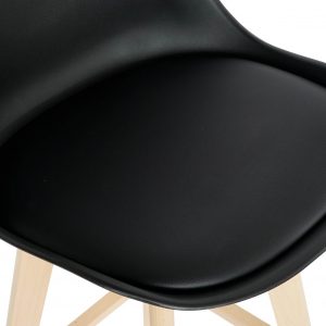 Deco Taburete Madera Haya PU, estilo Scandi, Distintos Colores - Imagen 23