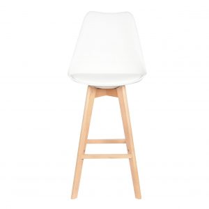 Deco Taburete Madera Haya PU, estilo Scandi, Distintos Colores - Imagen 12
