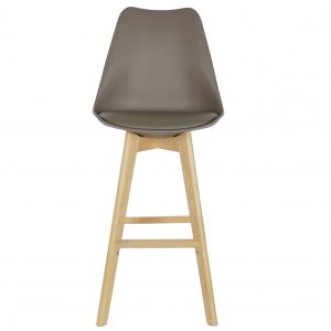 Deco Taburete Madera Haya PU, estilo Scandi, Distintos Colores - Imagen 11