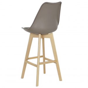 Deco Taburete Madera Haya PU, estilo Scandi, Distintos Colores - Imagen 17