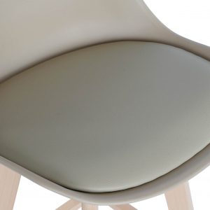 Deco Taburete Madera Haya PU, estilo Scandi, Distintos Colores - Imagen 20