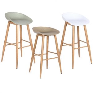 Taburete de Bar PP Metal, estilo Moderno, distintos colores - Imagen 23